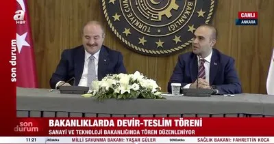 Yeni Sanayi ve Teknoloji Bakanı Mehmet Fatih Kacır, görevi Mustafa Varank’tan devraldı | Video