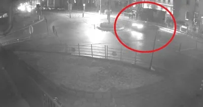 Amasya'da araç Valilik binasına çarptı #amasya