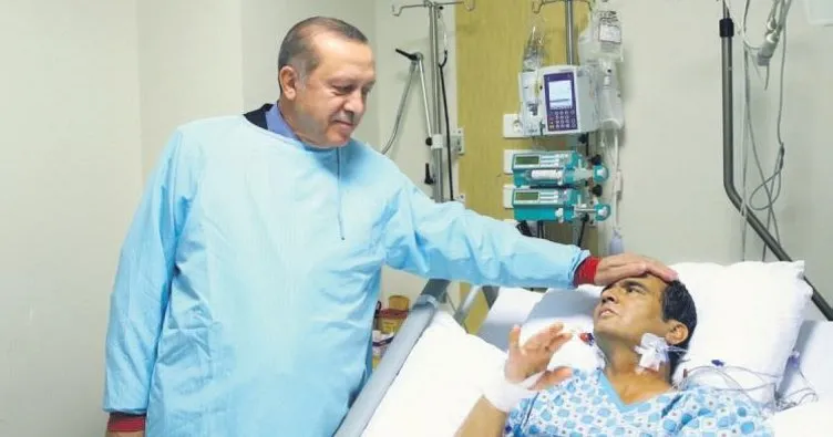 Erdoğan, efsane halterciye moral verdi