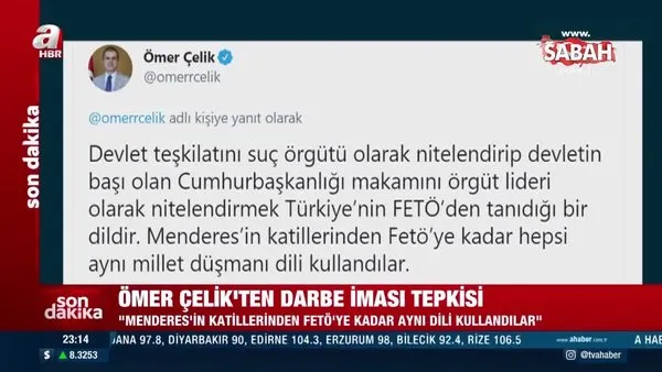 AK Parti Sözcüsü Ömer Çelik'ten CHP'li Erdoğdu'nun skandal sözlerine tepki! Yassıada zihniyeti yeniden hortladı | Video
