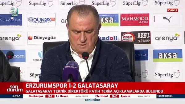 Galatasaray Teknik Direktörü Fatih Terim Falcao'nun pozisyonuna isyan etti!