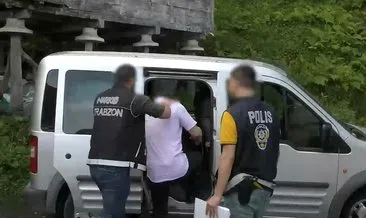 Trabzon’da 11 farklı adrese eş zamanlı operasyon: 10 gözaltı