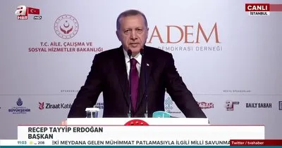 Cumhurbaşkanı Erdoğan’dan Kadın ve Adalet Zirvesi’nde önemli açıklamalar