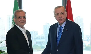 SON DAKİKA | Başkan Erdoğan, İran Cumhurbaşkanı ile görüştü