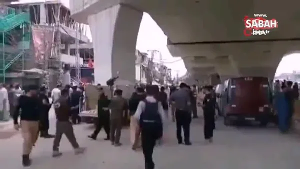 Pakistan'da polise el bombalı saldırı: 1 ölü, 2 yaralı | Video
