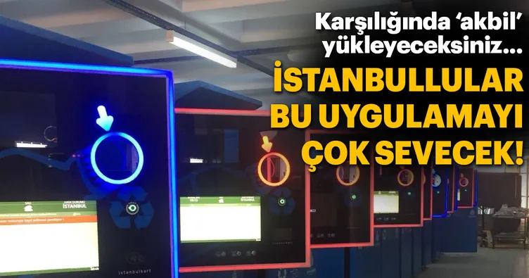 İstanbul'da pet ÅiÅe ile akbil dolumu baÅladı! ile ilgili görsel sonucu