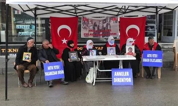 Muşlu aileler çocukları için HDP önündeki eylemlerini sürdürdü