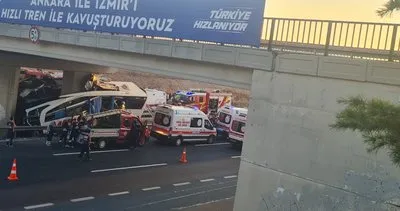 Son Dakika Haberler: Ankara Polatlı’da korkunç trafik kazası: Otobüs köprünün ayağına saplandı! Ölü ve yaralılar var