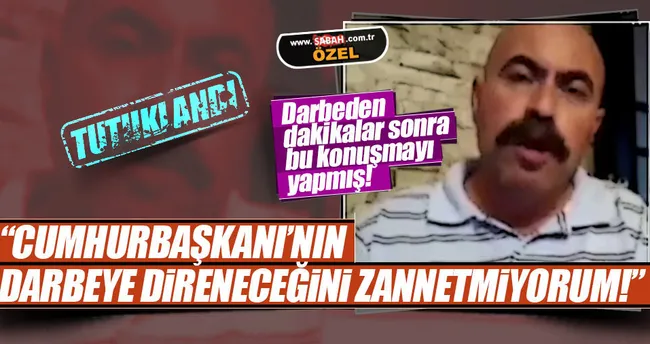 FETÖ’cü alçak Tuğrul Özşengül’ün darbeden dakikalar sonra yaptığı konuşma