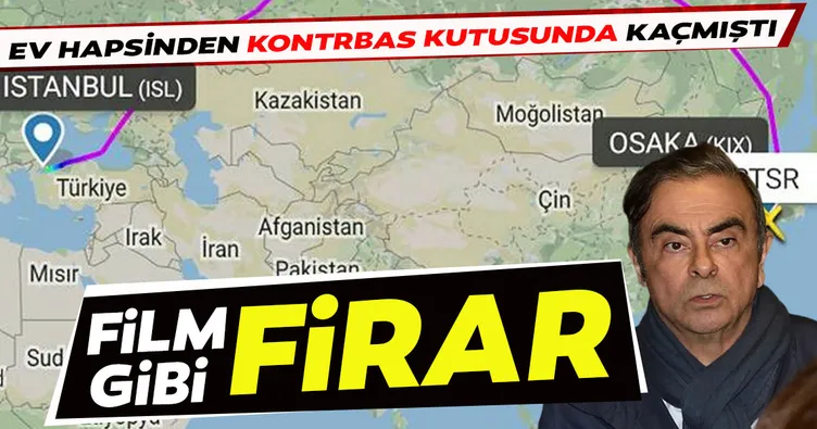 Film gibi firar İstanbul’dan geçti