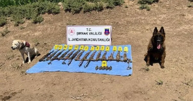 Terör örgütü PKK’ya ait çok sayıda mühimmat ele geçirildi