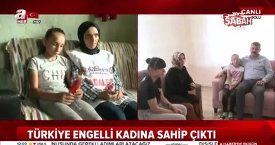 CHP’li Bolu Belediye Başkanı Tanju Özcan’ın kovduğu engelli kadına Türkiye sahip çıktı
