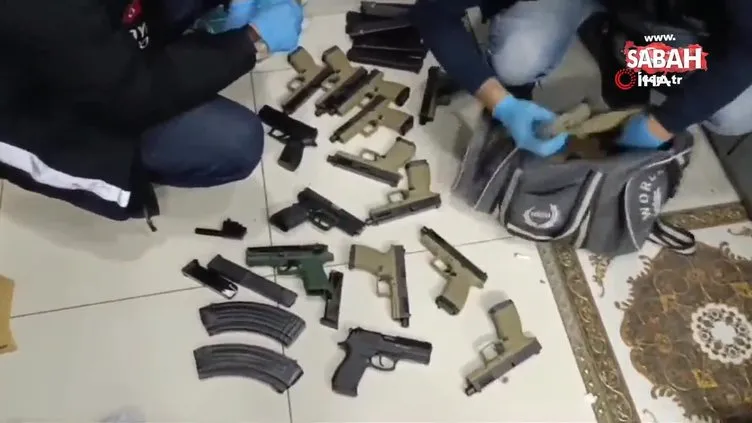 İstanbul’da yasa dışı silah ticareti operasyonu: 17 silah ele geçirildi | Video