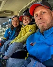 Alman çift ve oğlu Nepal yolunda