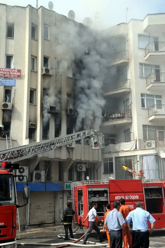 Antalya'da yangın