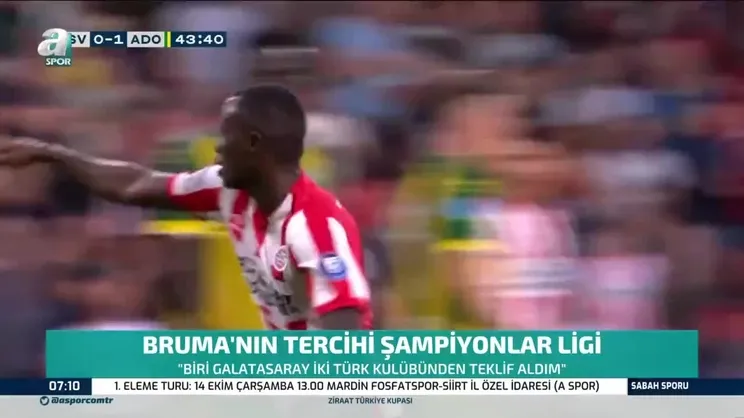 Bruma'nın tercihi Şampiyonlar Ligi
