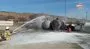 Kırıkkale’de dökme gaz tankı alevlere teslim oldu | Video