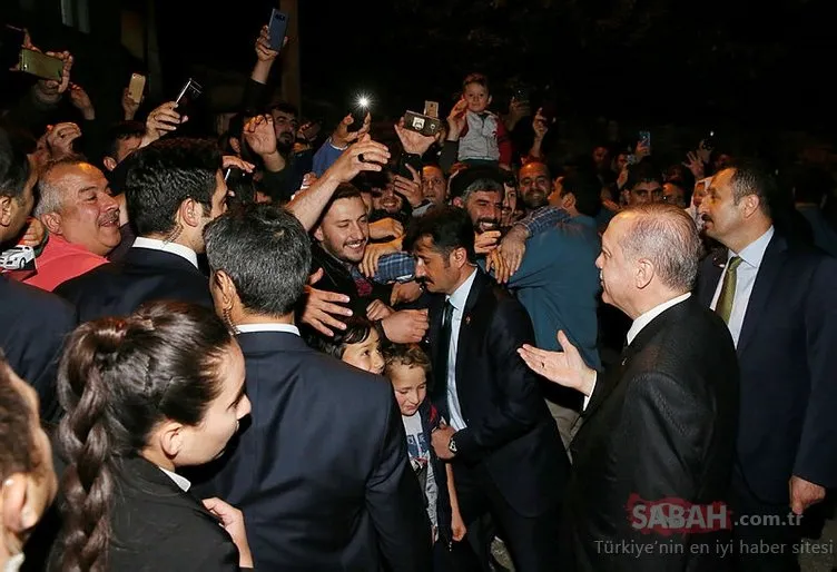 Cumhurbaşkanı Erdoğan, iftarını o aileyle beraber açtı
