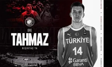 Beşiktaş, genç basketbolcu Efe Tahmaz’ı renklerine bağladı
