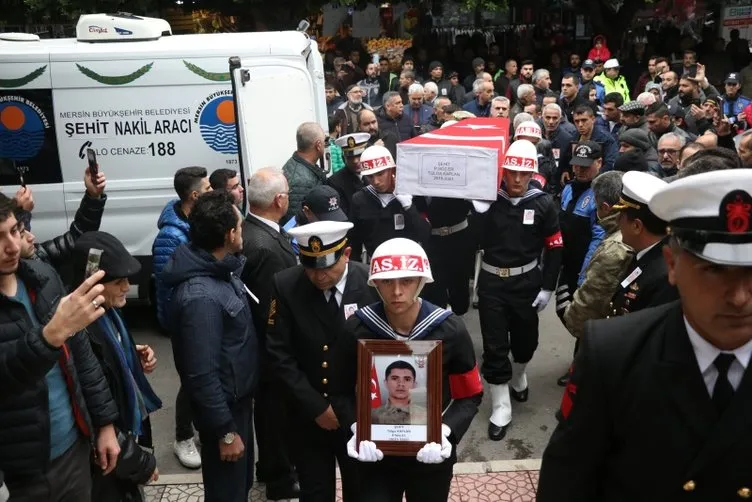 Tel Abyad şehidi teğmen Sinan Bilir, Tokat'ta son yolculuğa uğurlandı