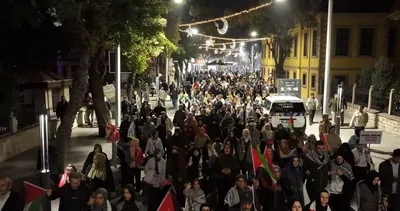Konya’dan Gazze’ye destek yürüyüşü #konya
