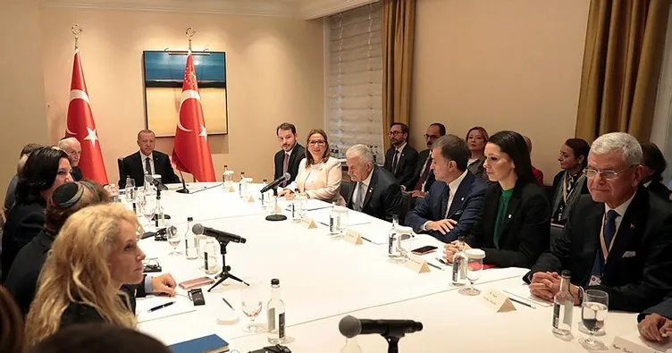 Başkan Erdoğan, Musevi vatandaşlarla görüştü