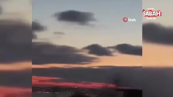 İstanbul semalarında meteor heyecanı. İstanbul'a meteor mu düştü? | Video