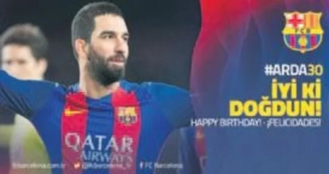Barça’dan Arda’ya kutlama