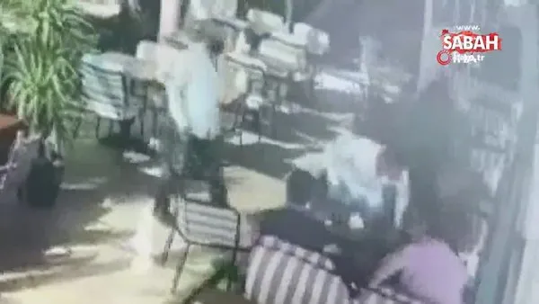 İstanbul'da lüks restoranda yemek yiyen iş adamları tekme tokat birbirlerine girdi | Video