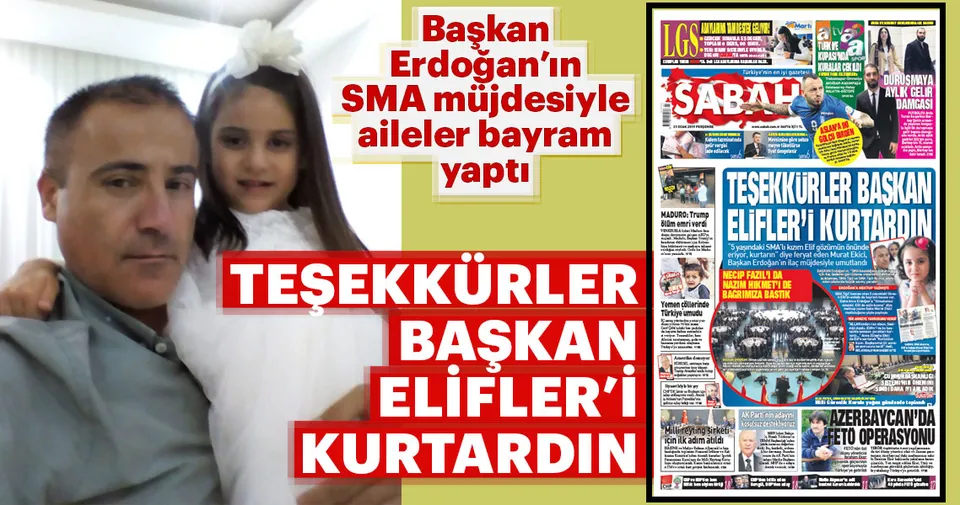 Teşekkürler başkanım Elif’im kurtuldu Son Dakika Haberler