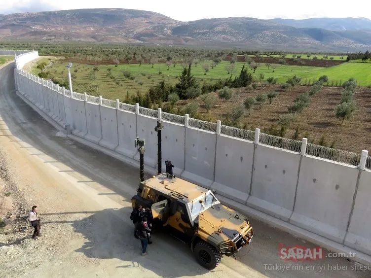 Suriye sınırındaki 564 kilometrelik güvenlik duvarını tamamladı Suriye sınırındaki 564 kilometrelik güvenlik duvarını tamamladı