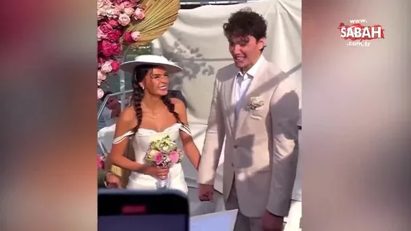 Son Dakika | Ebru Şahin ve Cedi Osman evlendi! İşte Cedi Osman ve Ebru Şahin’in düğününden ilk kareler! | Video