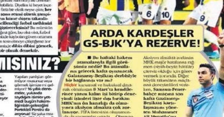 Derbi Kardeşler’in