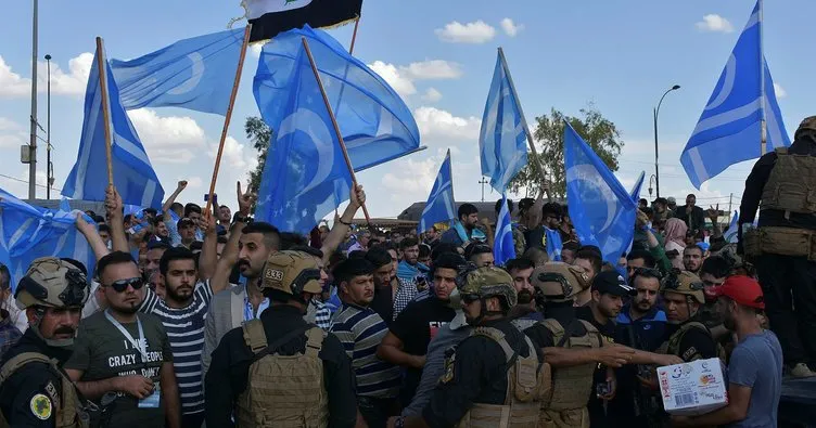 Irak’taki gösterilere Türkmenlerden destek