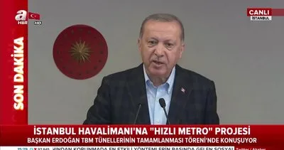 Cumhurbaşkanı Erdoğan İstanbul Havalimanı’na ulaşım sorunu sona eriyor | Video