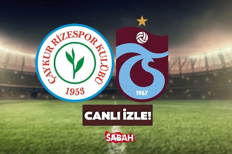 RİZESPOR TRABZONSPOR MAÇI CANLI İZLE: beIN SPORTS 2 Çaykur Rizespor Trabzonspor canlı yayın takip ekranı