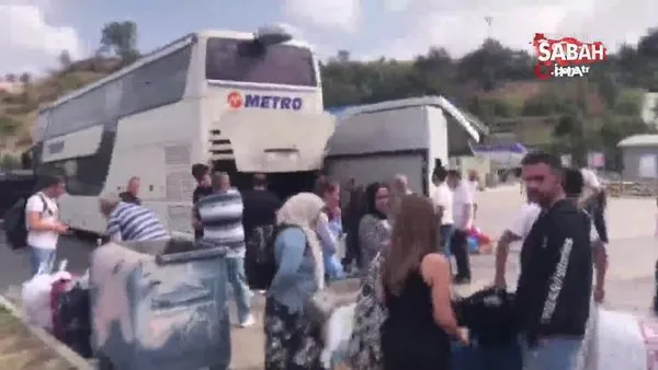 Çift katlı otobüs arıza yaptı, yolcular saatlerce mahsur kaldı | Video