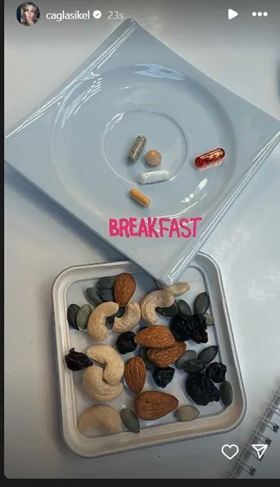 Yeşilçam’ın yıldızı Lale Belkıs’tan Çağla Şıkel’in kahvaltısına olay yorum: Kilo almayayım diye ben de...
