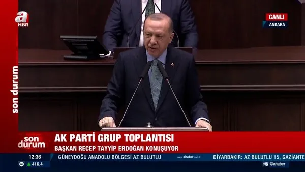 Cumhurbaşkanı Erdoğan'dan AK Parti grup toplantısında önemli açıklamalar (24 Şubat 2021 Çarşamba) | Video
