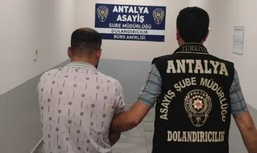 Antalya’da sahte istihbarat görevlisi dolandırıcılıktan tutuklandı #antalya