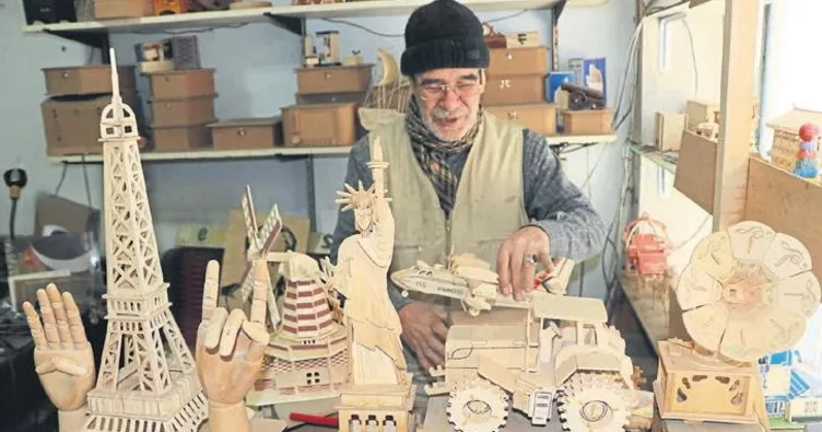 Çöp ve hurda eşyalara hayat veriyor