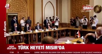 Son dakika haberi... Mısır Dışişleri Bakanlığı duyurdu! Türk heyeti ile görüşme başladı | Video