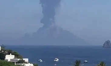 İtalya Stromboli Yanardağı’nda patlama
