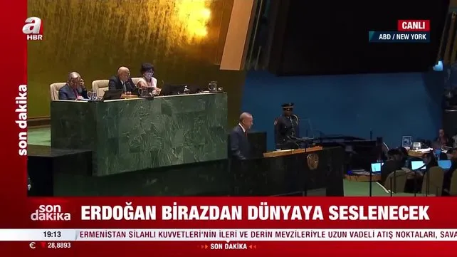 SON DAKİKA | Başkan Erdoğan 13'üncü kez BM Genel Kurulu'ndan dünyaya seslendi | Video