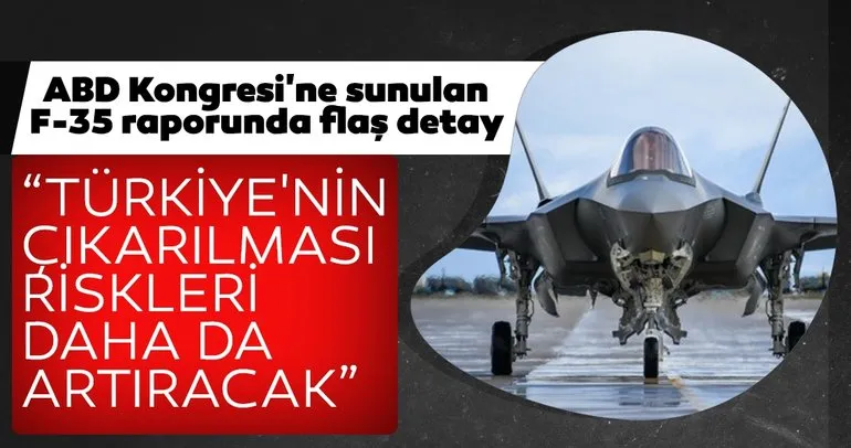 ABD Kongresi’ne sunulan F-35 raporunda Türkiye detayı