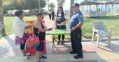 Polisler ’KADES’ uygulaması hakkında broşür dağıttı