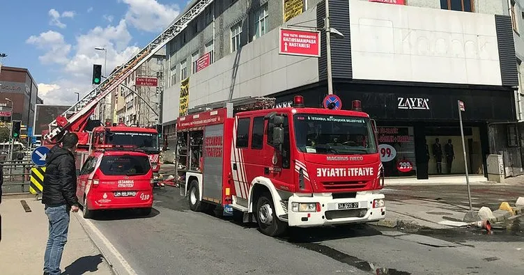 İstanbul Gaziosmanpaşa’da iş yeri yangını: 2 yaralı
