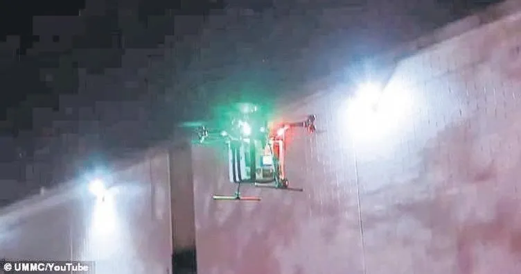 Drone ile hastaya böbrek yetiştirdiler