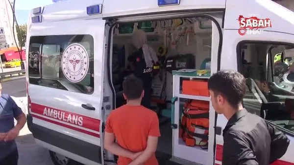 Kocaeli'de otomobil ile motosikletin çarpıştığı kazada 1 kişi yaralandı | Video