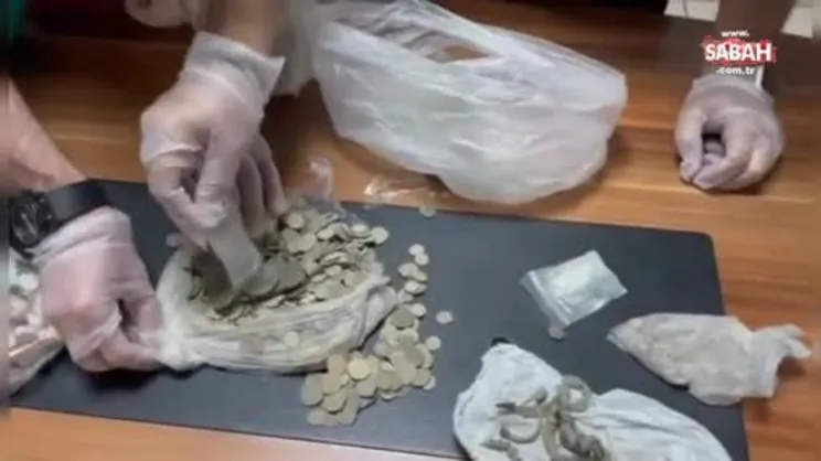 “İmparatorluk Gömüsü” diyerek satmak istediler… Yüzlerce ele geçirildi | Video